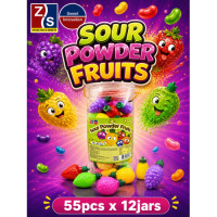 SOUR POWDER FRUITS (55 PCS*12JARS) SOUR POWDER FRUITS (55 PCS*12JARS)