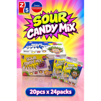 BOX  SOUR  CANDY MIX (20 PCS *24 BOXES)