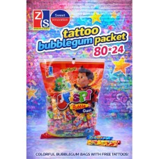 TATOO BUBBLE PACKET ( 80pcs x 24 bags )